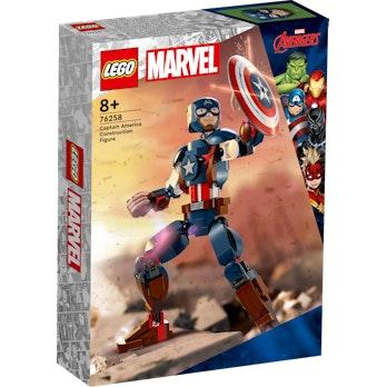 LEGO Super Heroes Marvel 76258 Rakennettava Captain America ‑hahmo