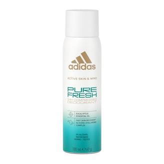 Adidas Active Skin & Mind Deo Spray 100ml Pure Fresh Compressed