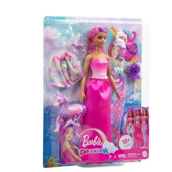 Barbie Dreamtopia muotinukke ja asusteet