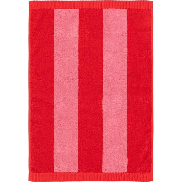 Marimekko Juhlaraita käsipyyhe 50x70 cm vaaleanpunainen