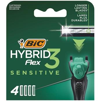 BIC Hybrid Flex 3 Sensitive varaterä 4kpl