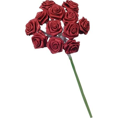 Dior-ruusu 10 cm, tummanpunainen