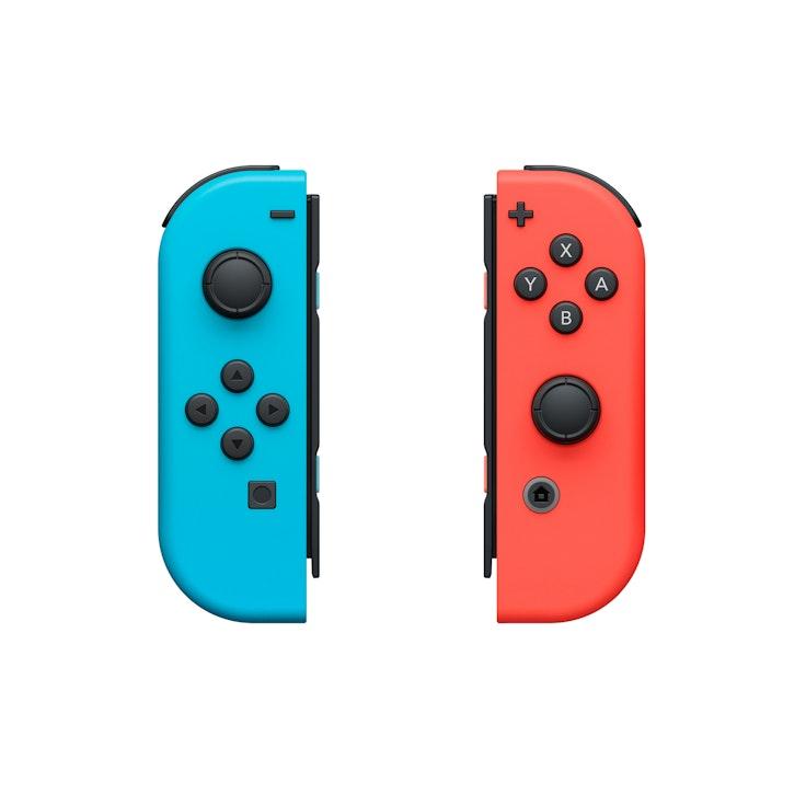 Nintendo Joy-Con ohjainpari neonpunainen ja neonsininen