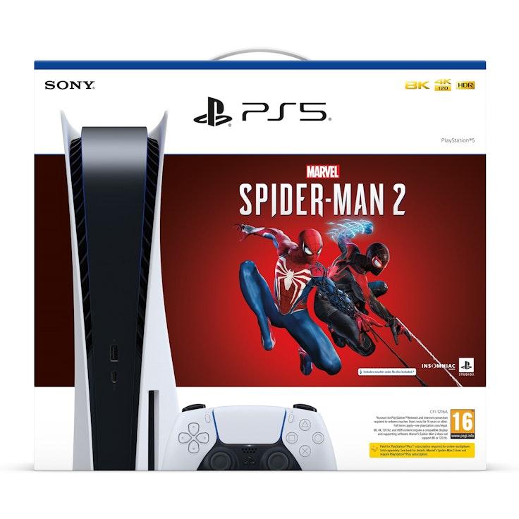 Sony PS5 pelikonsoli+Spider-man2 peli