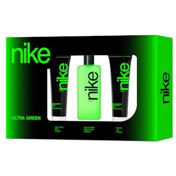 Nike Ultra Green Man lahjapakkaus, sis. EdT 100ml, suihkugeeli 75ml ja after shave 75ml
