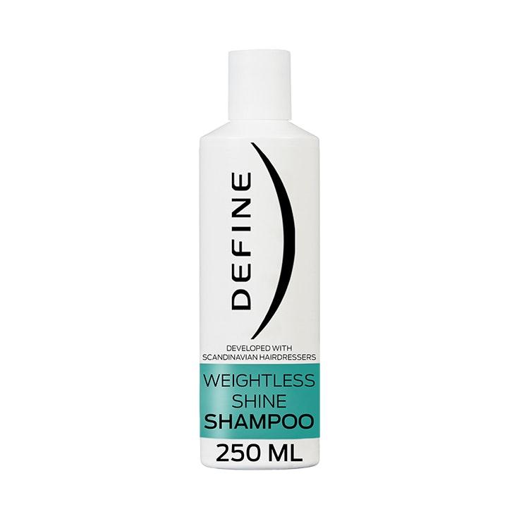 Define Weightless Shine Shampoo hyalyronihappoa sisältävä kiiltoa antava shampoo normaaleille 250ml