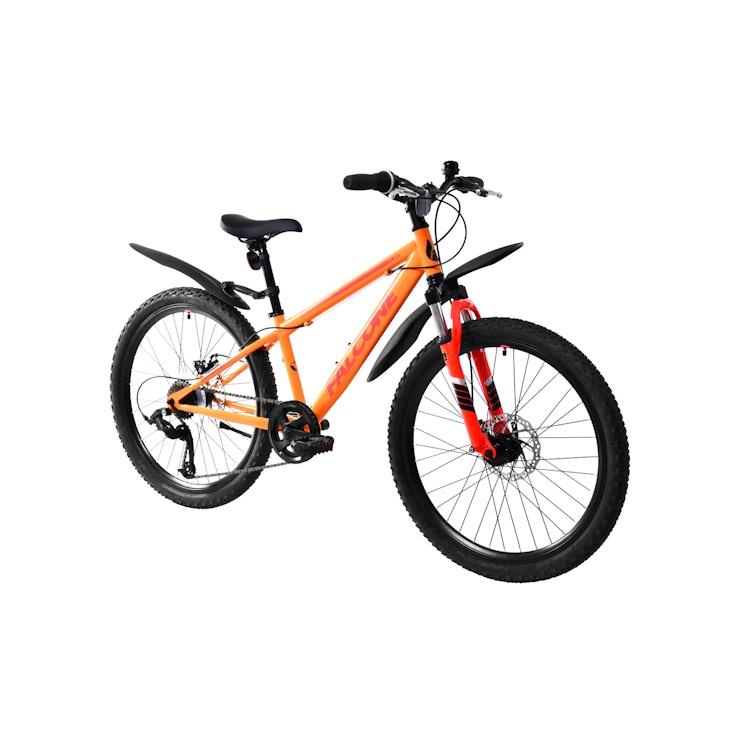 Falcone XC24 Disc 24" 7-V 12" nuorten polkupyörä oranssi