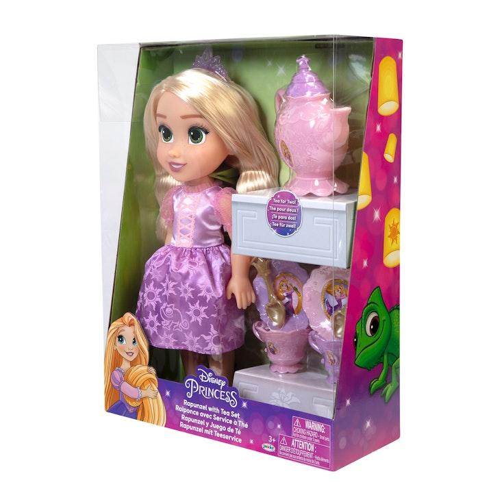 Disney Princess Rapunzel nukke ja teesetti
