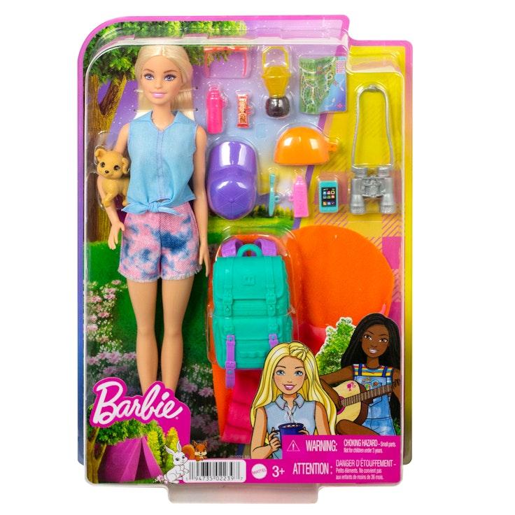 Barbie Camping Dolls + Accessories lajitelma