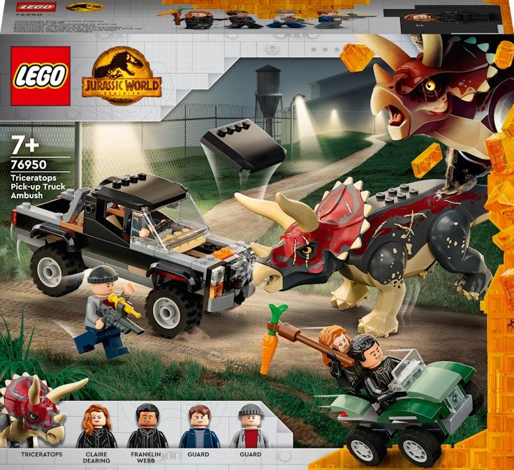 LEGO Jurassic World 76950 Triceratopsin maasturiväijytys
