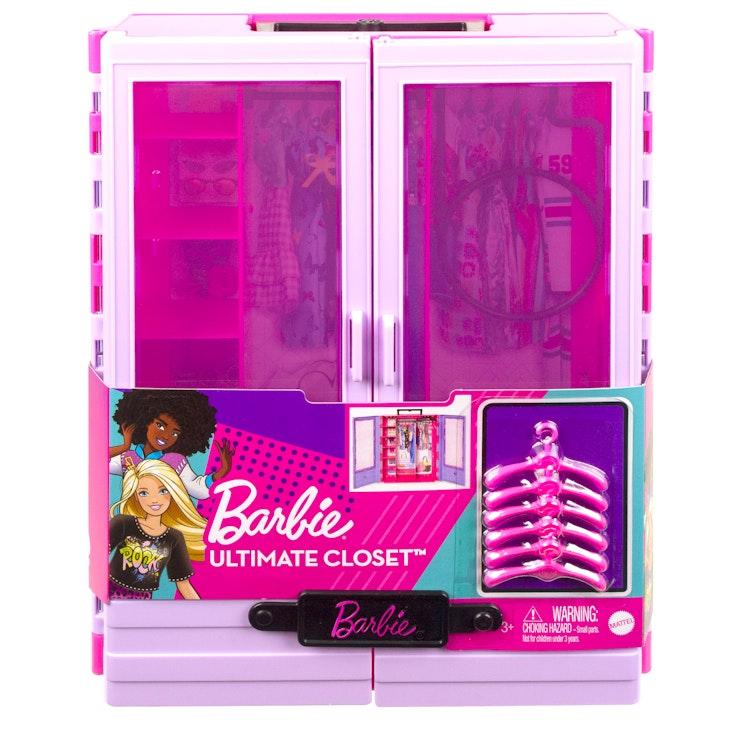 Barbie Fashionistas Ultimate Closet -vaatekaappi ja tarvikkeita