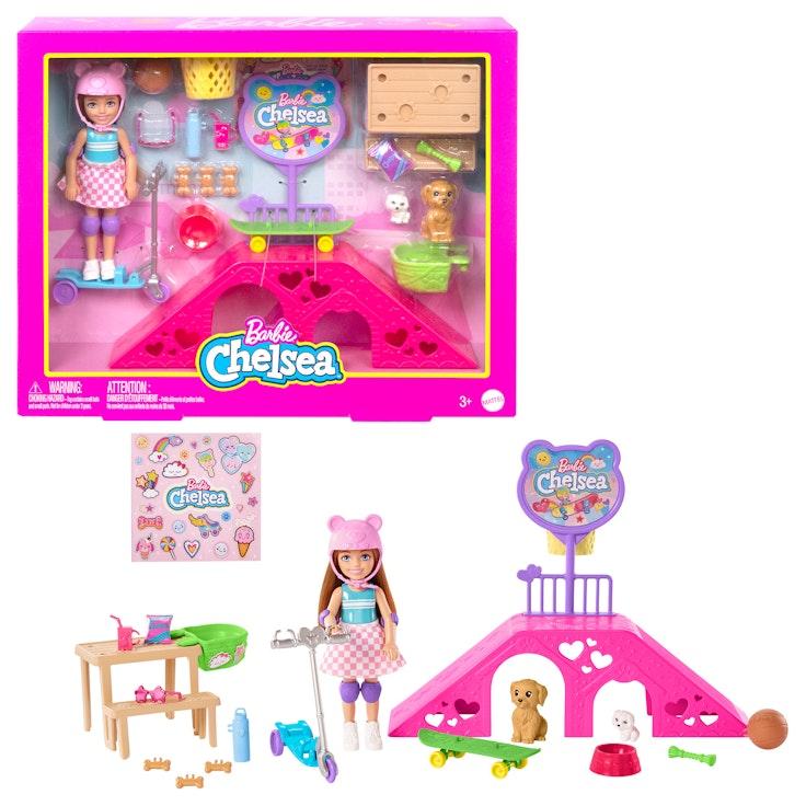 Barbie Chelsea Skatepark -leikkisetti