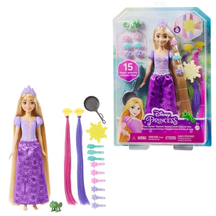 Disney Princess Fairy-Tale Hair Tähkäpää-muotinukke ja tarvikkeita
