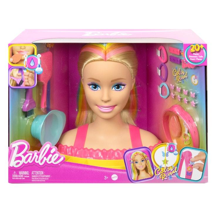 Barbie Neon Rainbow Deluxe -kampauspää