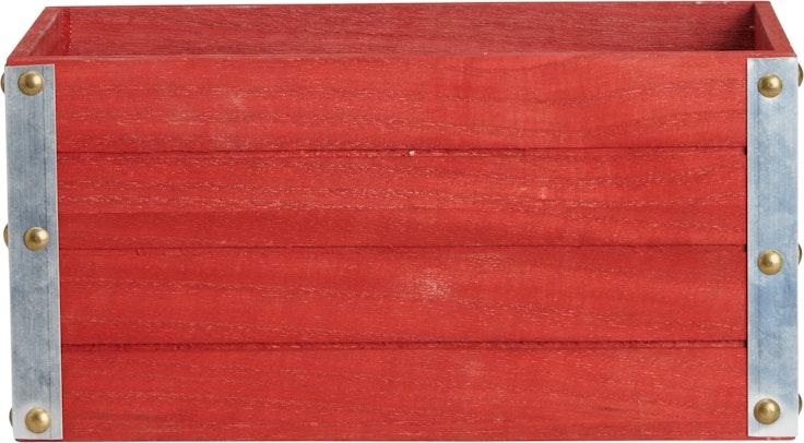 myhome puulaatikko 28 x 16 cm punainen