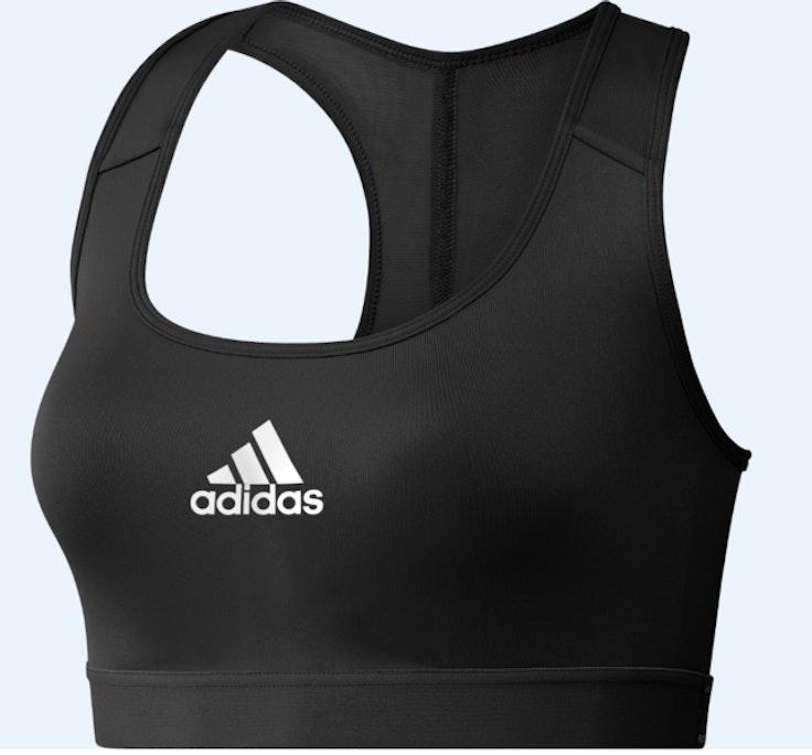 Adidas naisten PWR training medium-support bra musta