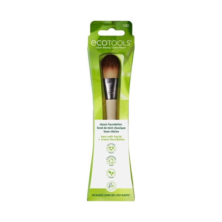 Ecotools Classic foundation brush litteä meikkivoidesivellin