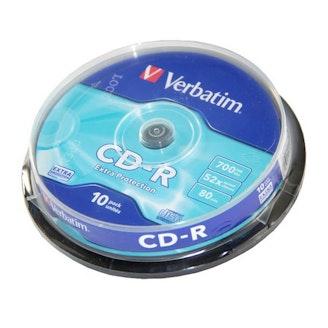Verbatim CD-R 52x 700MB 10 kpl