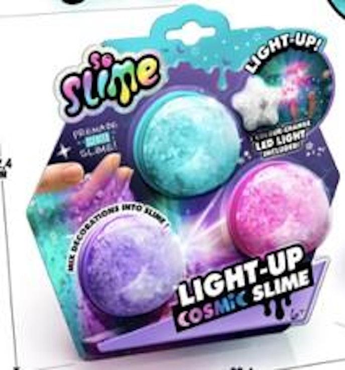 SO SLIME Light Up Cosmic Crunch 3 Pack