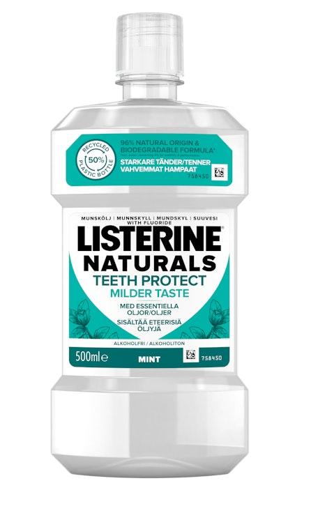 Listerine Naturals Teeth Protect Milder Taste suuvesi 500ml