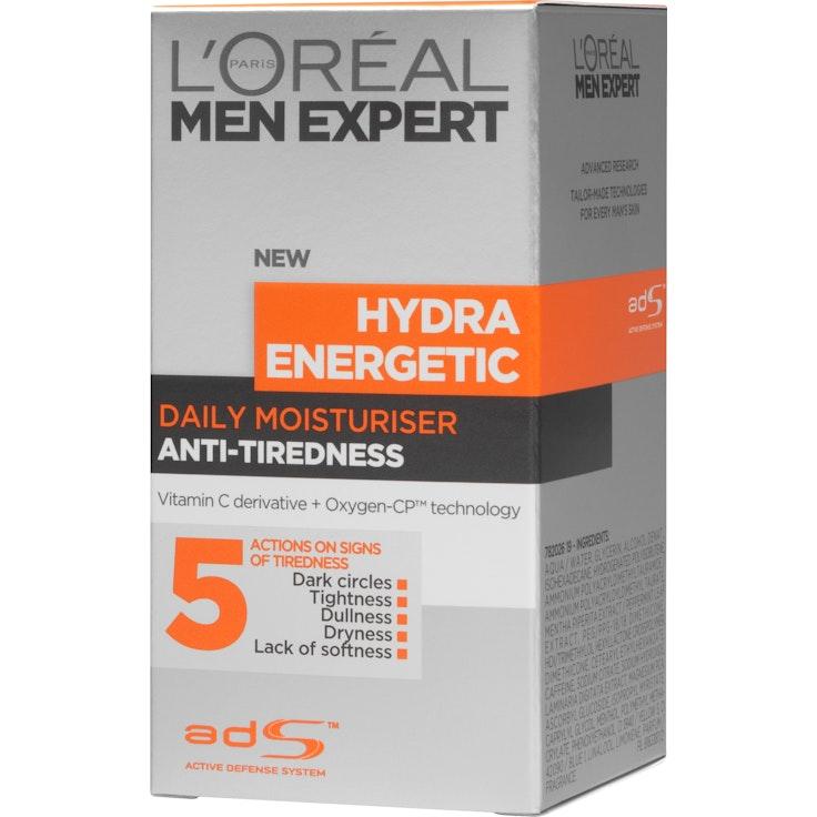 L'Oréal Paris Men Expert 50ml Hydra Energetic kasvovoide väsymyksen merkkejä vastaan