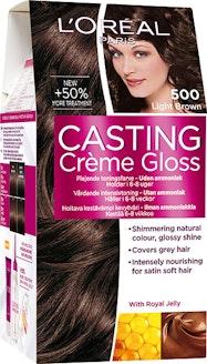 L'Oréal Paris Casting Creme Gloss 500 Light Brown Vaaleanruskea Kevytväri