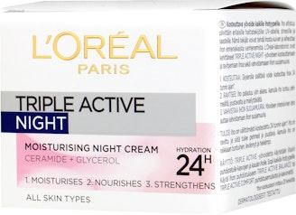 L'Oréal Paris Triple Active kosteuttava yövoide 50ml