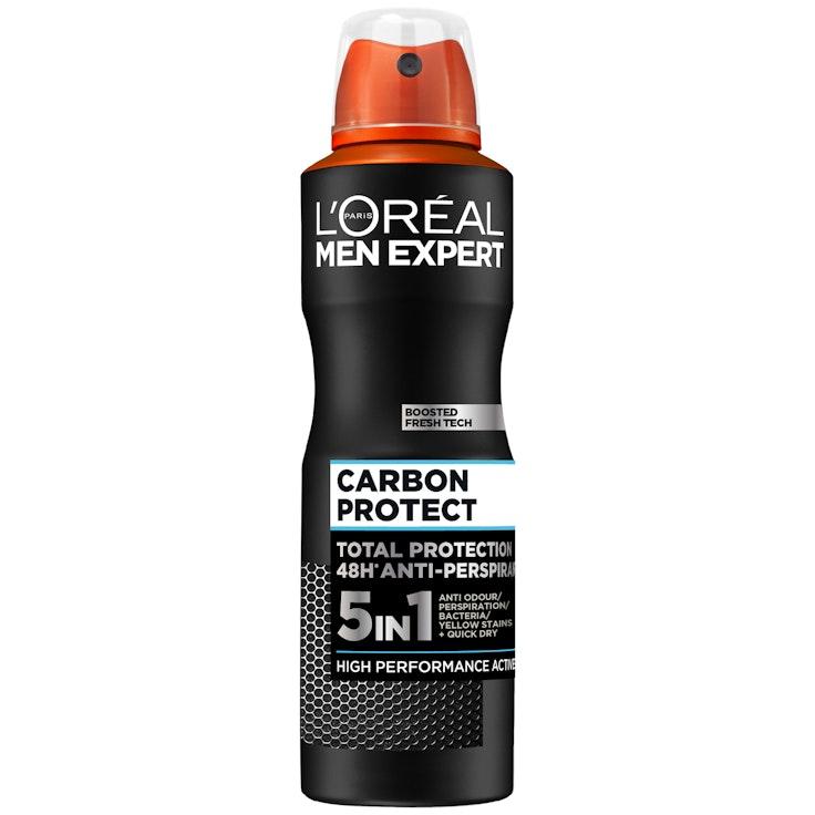 L'Oréal Paris Men Expert Carbon Protect 5in1 spray antiperspirantti 150ml