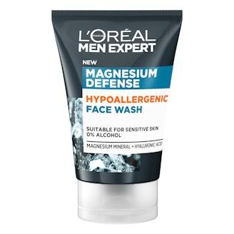 L'Oréal Paris Men Expert puhdistusgeeli 100ml Magnesium Defense Hypoallergenic Face Wash
