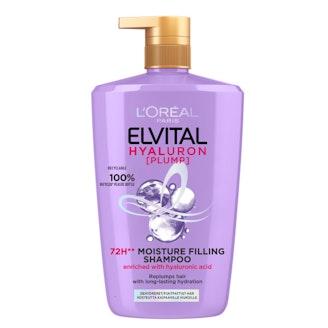 L'Oréal Paris Elvital Hyaluron Plump shampoo kosteutta kaipaaville hiuksille 1000ml