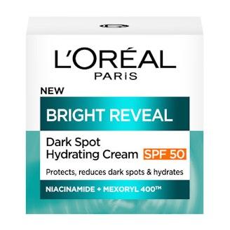 L'Oréal Paris Bright Reveal Niacinamide Dark Spot Hydrating Cream SK 50 päivävoide 50ml