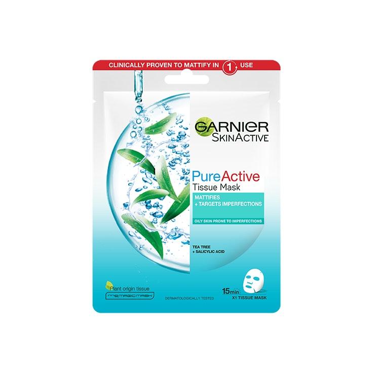 Garnier Skin Active Pure Active Mattifies + targerts imperfections kangasnaamio