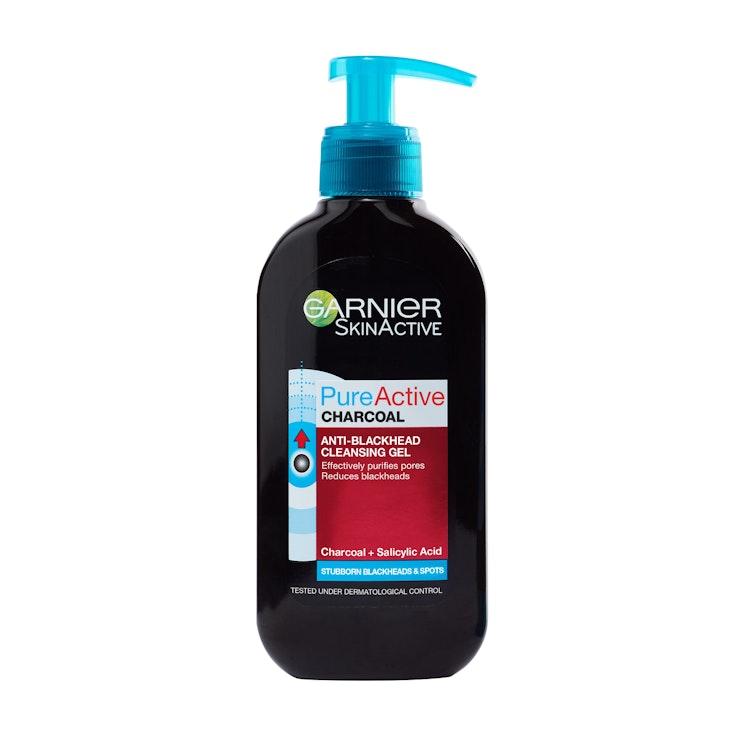 Garnier Skin Active Pure Active Charcoal Anti-Blackhead puhdistusgeeli 200ml