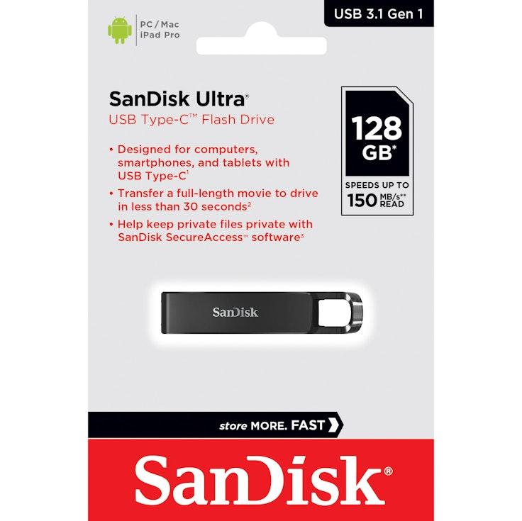 Sandisk Ultra 128 Gt USB-C 3.1 -muistitikku