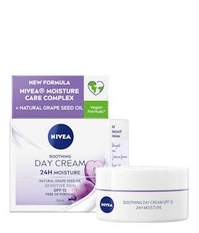 Nivea essentials 24h moisture boost + soothe päivävoide 50ml herkkä iho