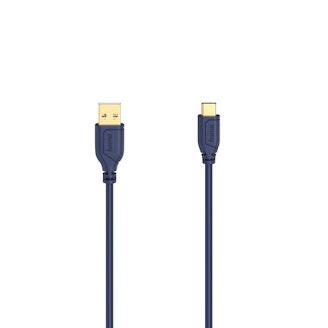 Hama Flexi-Slim USB-C-kaapeli 0,75 m sininen