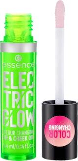 Essence Electric Glow väriä vaihtava huuli- ja poskiöljy