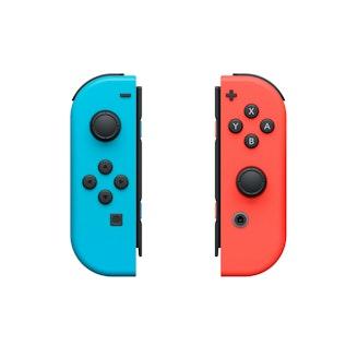 Nintendo Joy-Con ohjainpari neonpunainen ja neonsininen