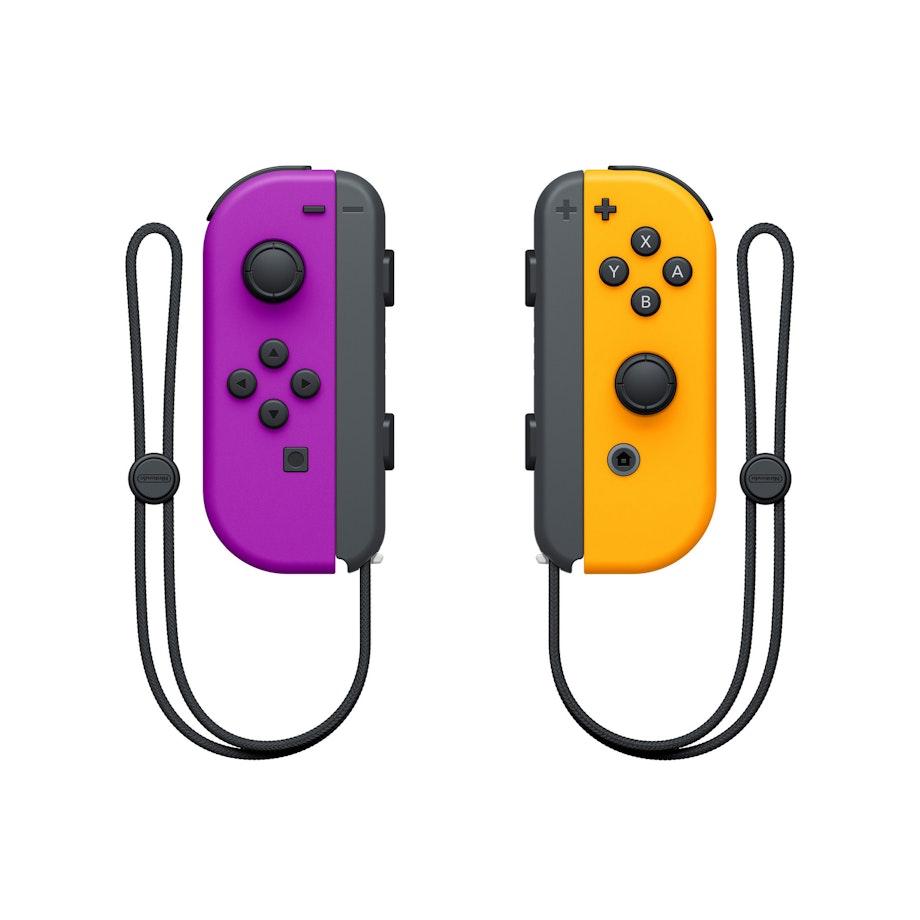 Nintendo Switch Joy-Con Pair peliohjainpari neonpurppura/neonoranssi