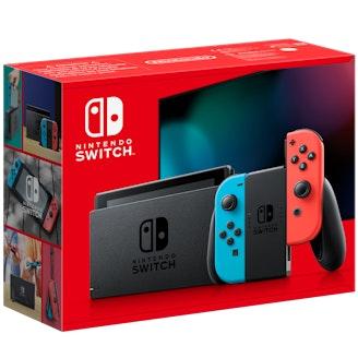 Nintendo Switch pelikonsoli neonsininen / neonpunainen