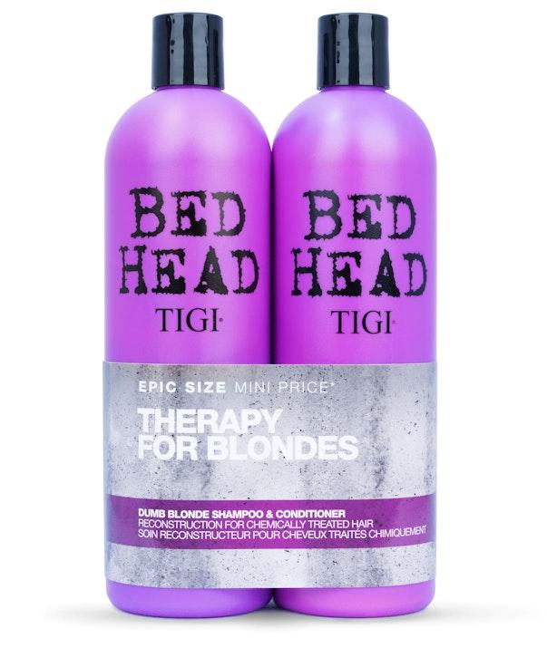 Tigi Bed Head 2x750ml Dumb Blonde Shampoo&Hoitoaine tuplapakkaus