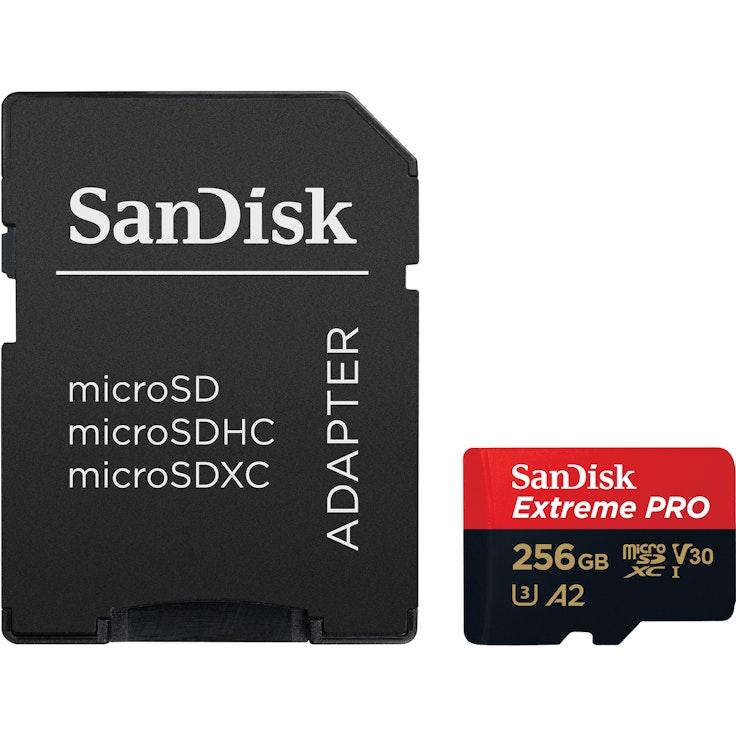 SanDisk Extreme Pro 256 Gt microSDXC UHS-I U3 -muistikortti
