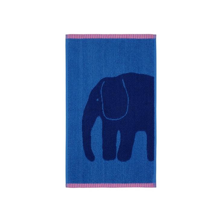 Finlayson Elefantti vapaa käsipyyhe 30x50 cm sininen-pinkki