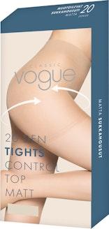 Classic Vogue Control Top 20 den sukkahousut musta