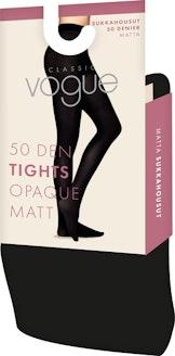 Classic Vogue Opaque 50 den sukkahousut musta
