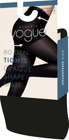 Classic Vogue Opaque Shape 60 den sukkahousut musta