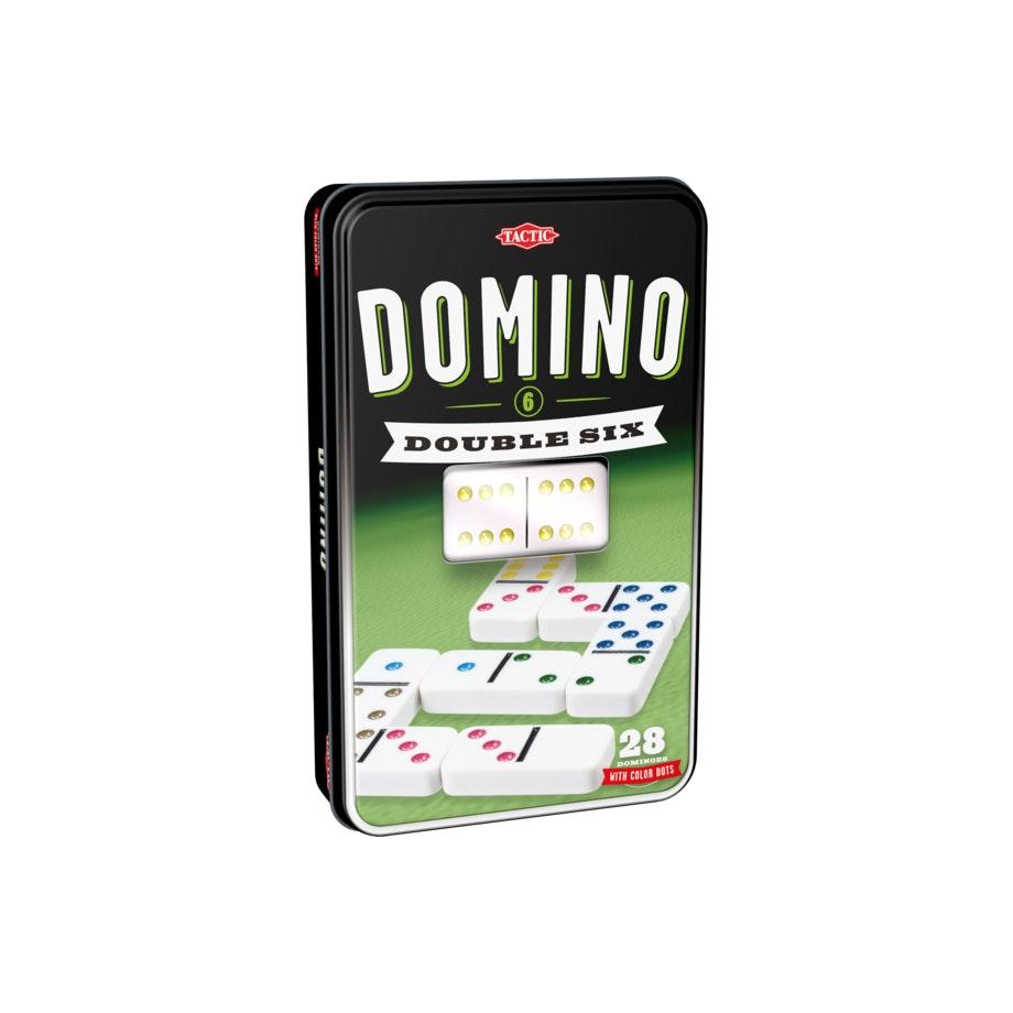 Tactic Domino D6 metallilaatikossa
