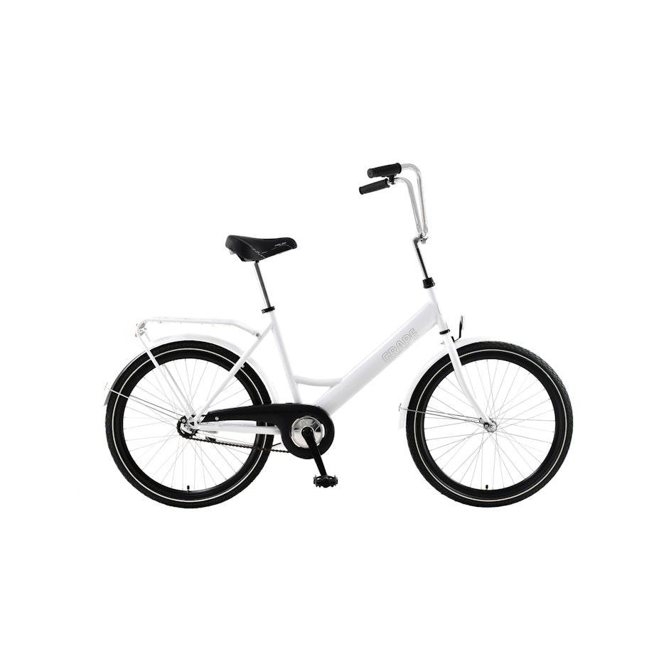 Grape Kombi 24" 1-vaihteinen polkupyörä, valkoinen