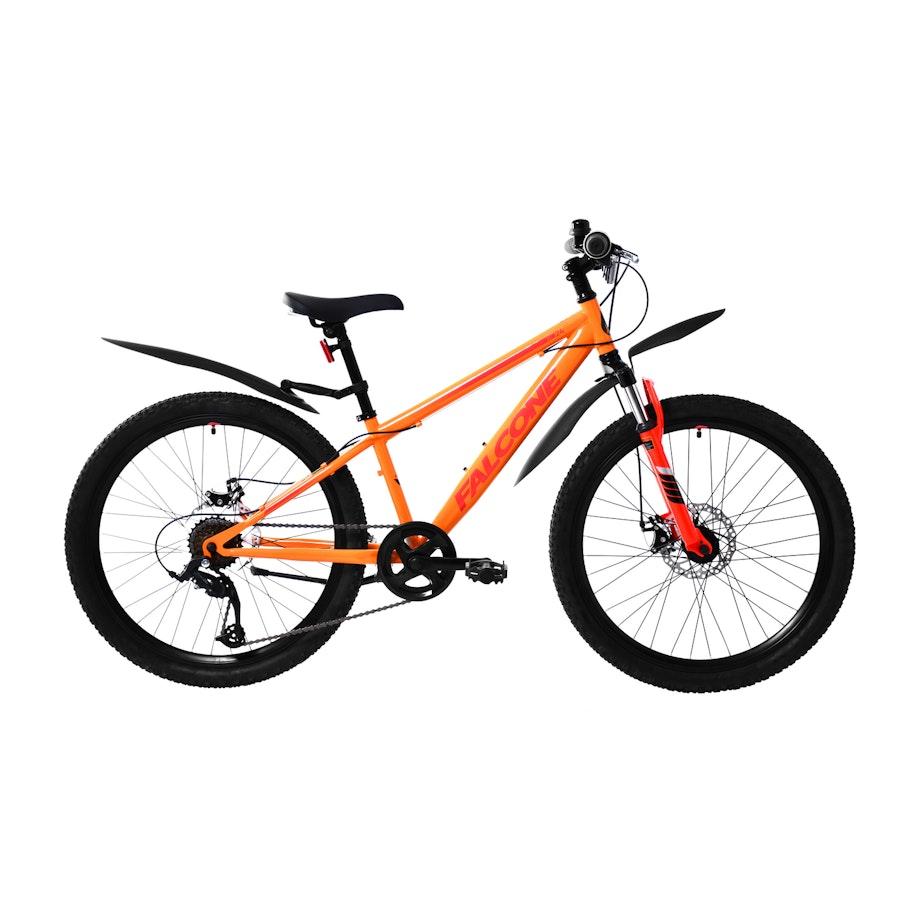 Falcone XC24 Disc 24" 7-V 12" nuorten polkupyörä oranssi