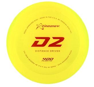 Prodigy D2 400 draiveri frisbeegolfkiekko